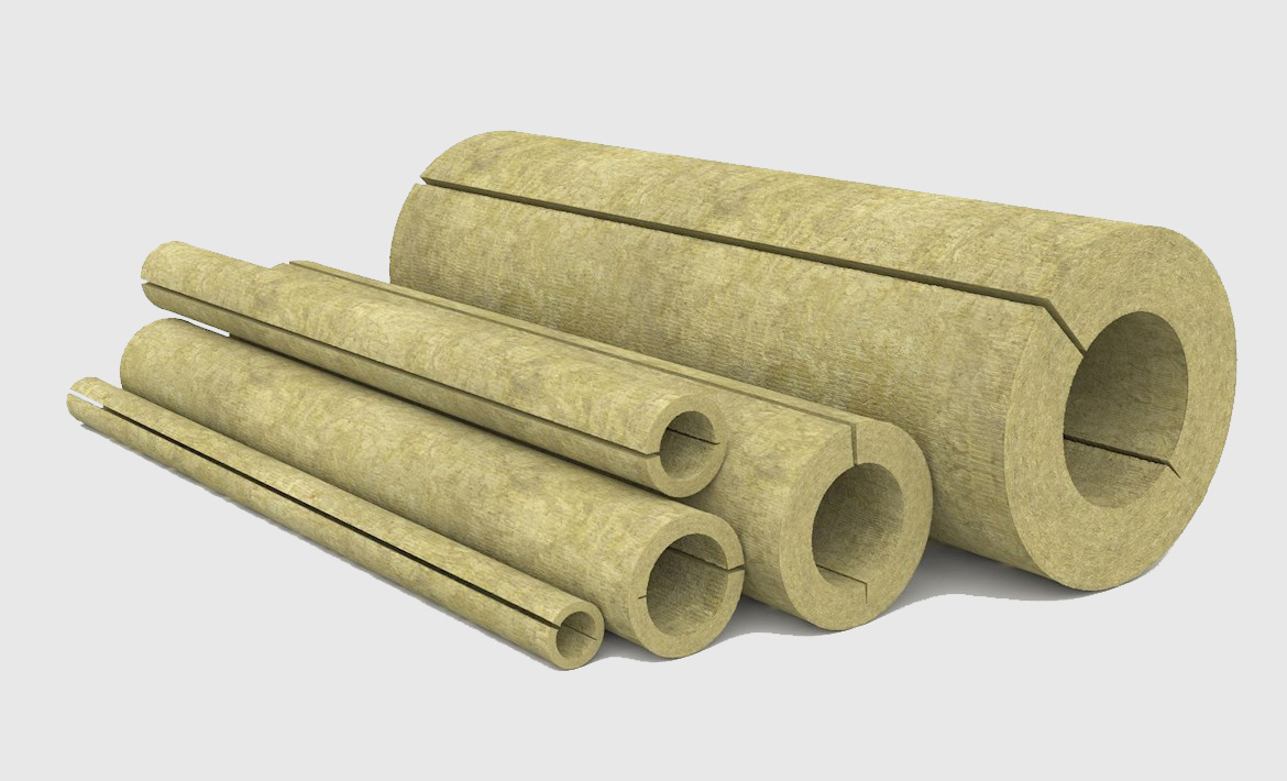 Easy Installation Stone Wool Pipe Section